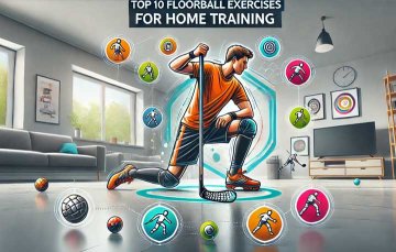 Top 10 floorball exercises for home training